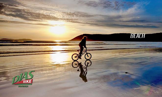 Terrenos para pedalar: Praia
