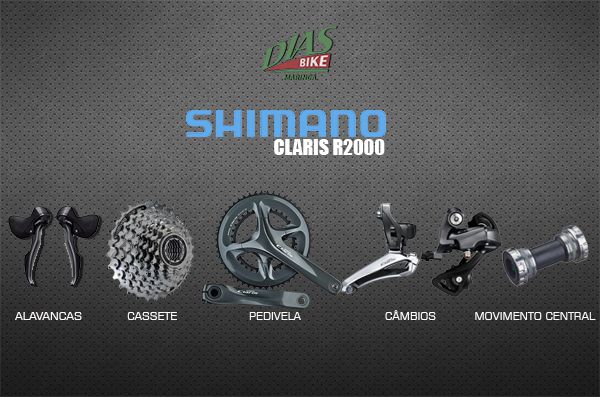 Sistema de Transmissão Shimano Claris R2000