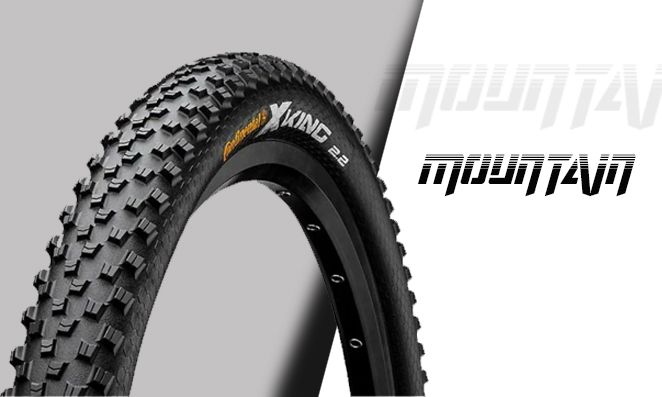 Pneu de bicicleta aro 22 com Moutain escrito em preto