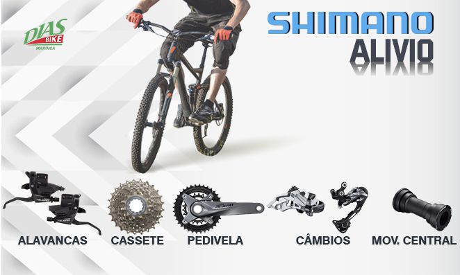 Kit de Transmissão Shimano Alivio