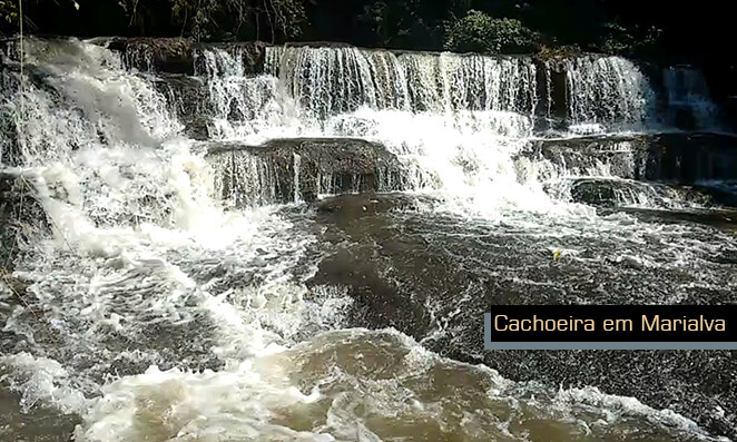 cachoeira em Marialva