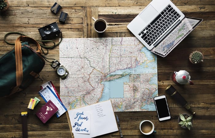 Imagem de como organizar um roteiro para viagem de bike