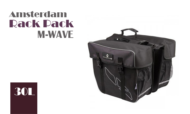 Alforge duplo Amsterdam Rack Pack de 30 litros: M-Wave
