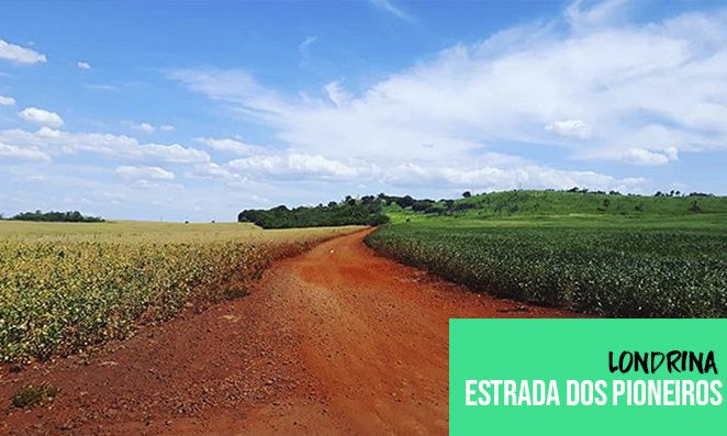 Estrada terra em Londrina