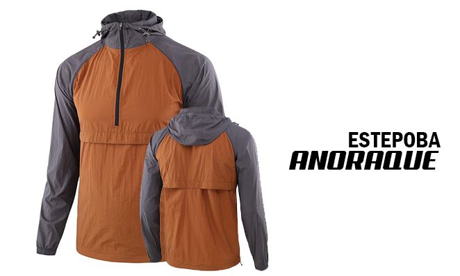 Jaqueta corta vento Estepoba Anoraque