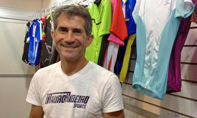 Ciclista Mauro Ribeiro