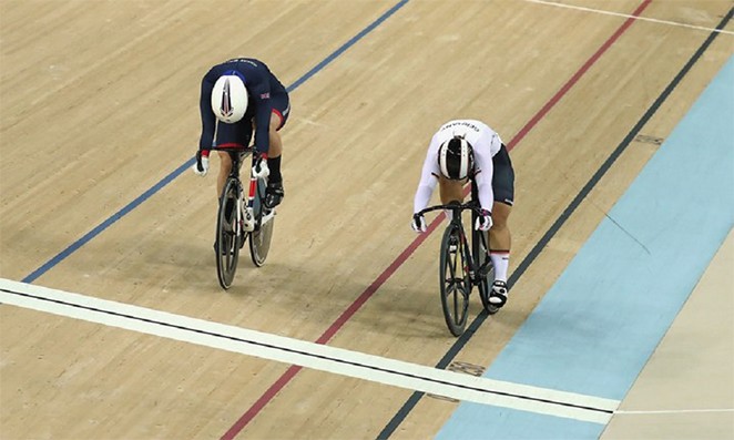 Ciclista de pista Sprint