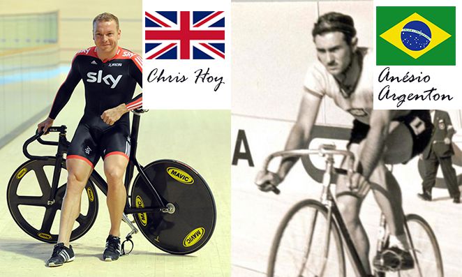 Ciclistas de ciclismos de pista