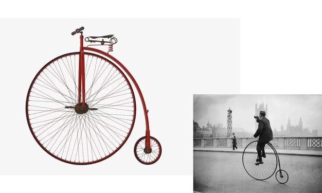 02 Evolução Velocípede antigo