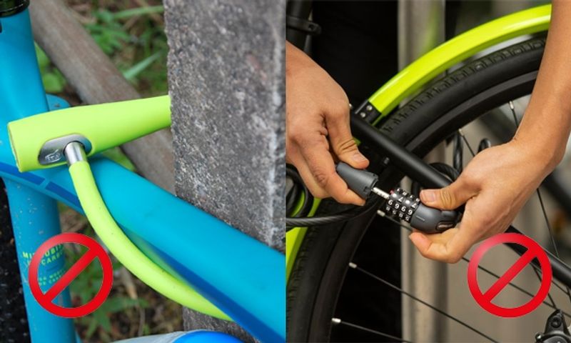 10 maneiras erradas de trancar a bicicleta