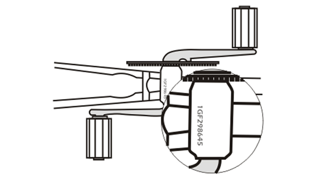 Representação gráfica do movimento central de uma bike