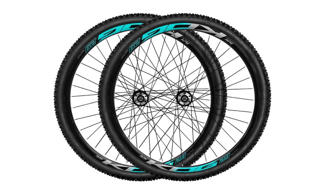 Imagem de rodas e aros de uma bike