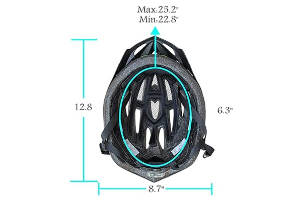 Dimensões de um capacete a forma de como precisa medir para descobrir o tamanho
